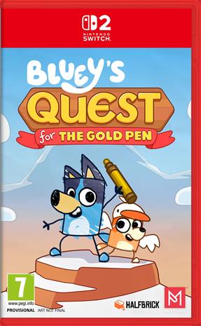 Bluey's Quest for the Gold Pen, Nintendo Switch 2 -peli