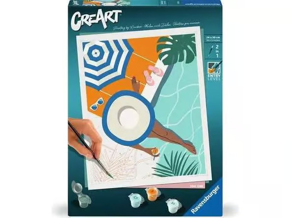 Ravensburger CreArt Paint by Numbers - Swimming Pool