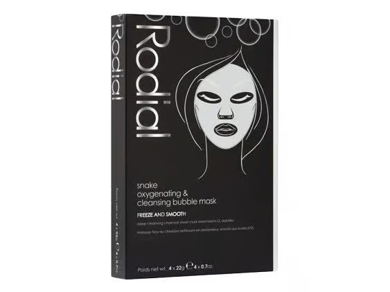 Rodial Snake Oxygenating & Cleansing Bubble Sheet Masks 4 kpl