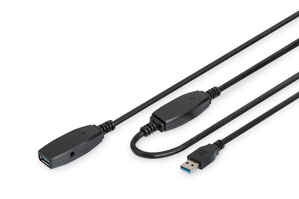 DIGITUS - USB extension cable - USB Type A to USB Type A - 15 m