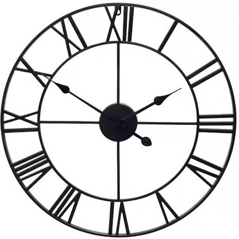Kello / Seinäkaello - Roomalaiset Numerot - 60cm