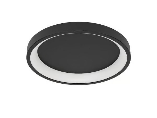 EGLO connect Smart-LED kattovalaisin Loretello-Z, pyöreä, musta