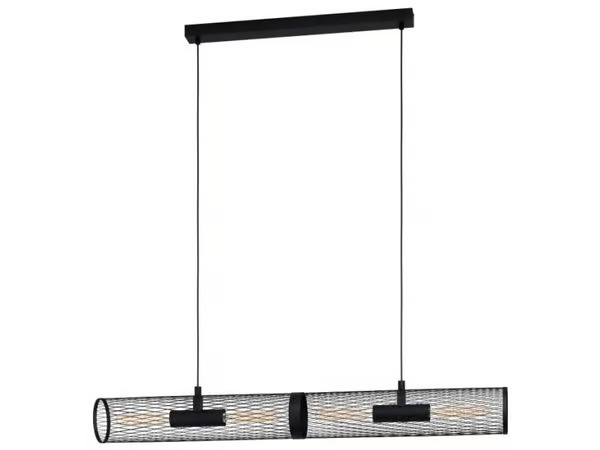 EGLO REDCLIFFE LANGBORD 4XE27 SORT GITTER