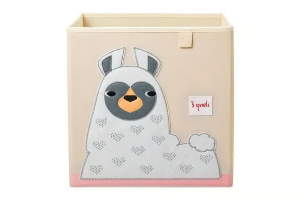 3 Sprouts - Storage Box - White Llama – kuva 3/3
