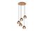 EGLO ROCAMAR 1 CLUSTER E27 5L COPPER/CLEAR – kuva 5