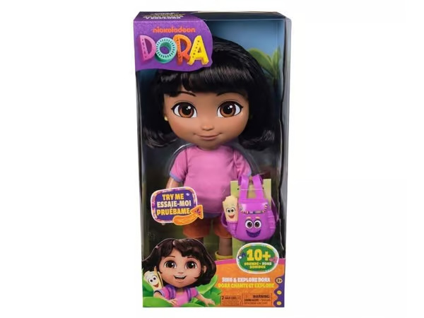 Dora The Explorer Sing & Explore Dora Doll 30 cm – kuva 8/8