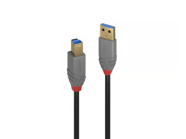 Lindy Anthra Line - USB cable - USB Type A to USB Type B - 5 m – kuva 3/4