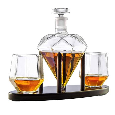 Mikamax Deluxe Diamond Decanter Set