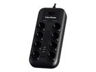 CyberPower P0820SUF0-DE - 8-Port Surge Protection (with 2x USB-A Ports)