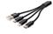 DIGITUS 3-in-1 Charger Cable - Lightning cable - Lightning / USB - 15 cm – kuva 5