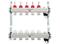 Salus Underfloor heating manifold 8 slings with flowmeter – kuva 3