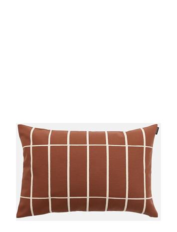 Marimekko Tiiliskivi tyynynpäällinen 40 x 60 cm Off white–kastanja