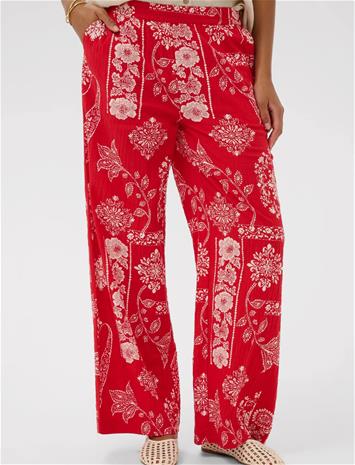 Cream Crgianna Pant - Red - 46