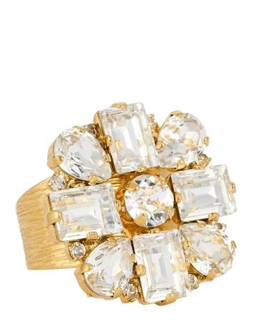 Caroline Svedbom Diora Statement Ring Gold - Blue - ONE SIZE
