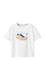 Mango Printed Cotton-Blend T-Shirt - White - 98 – kuva 1