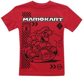 Super Mario - Kids - Kart Champion - T-paita - Lapset - Punainen