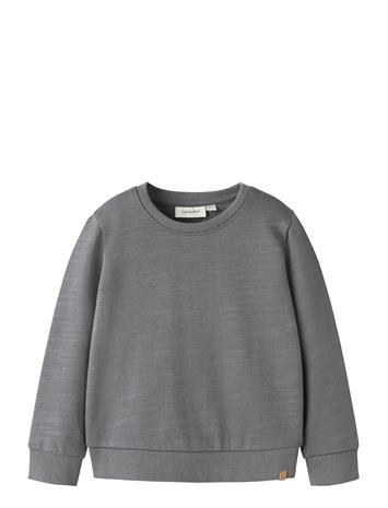 Lil'Atelier Nmmkavens Ls Loose Sweat Lil - Grey - 122-128