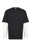 ONLY & SONS Onsfred Life Rlx Ss Double Sleeve Tee - Black - XXL