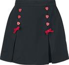 Hell Bunny - COLLEEN SKORTS - Shortsit - Naiset - Musta punainen