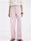 Mango Straight Low-Waist Jeans - Pink - 42