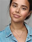 Pandora Round Halo Pendant Collier Necklace - Gold - 45 CM