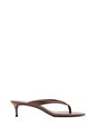 Mango Strappy Heeled Sandals - Brown - 42