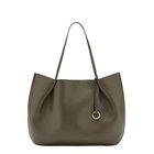 Mango Large Shopper Bag - Khaki green - ONE SIZE