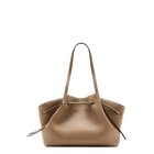 Mango Large Faux Leather Shoulder Bag - Brown - ONE SIZE