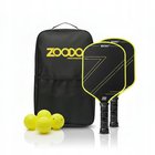 Zoodo P5 T700 lämpömuovattu neonvihreä pickleball mailat setti 4 palloa USAPA