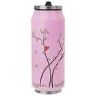 Purkkilämpömuki vaaleanpunainen Orion Heart 400 ml.