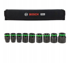 Bosch 9 kpl. Iskuhylsysarja 1/2, 10-27 mm