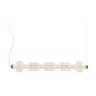 Artemide Alambicco horisontaalinen riippuvalaisin 5 lasikupua
