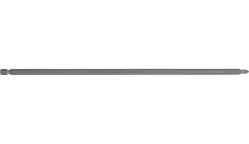 Terä ruuvimeisselille Ph1 300mm 1/4 Grafiitti
