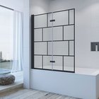 Kylpyammeen suihkuseinä AQUABATOS Kroms 120x140