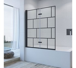 Kylpyammeen suihkuseinä AQUABATOS Kroms 120x140