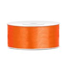 Satiininauha 2,5 cm x 25 m, oranssi