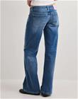 Nelly - Sininen - Ultra Low Waist Loose Jeans