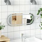 vidaXL Kylpyhuoneen LED-peili 50x20 cm ovaali
