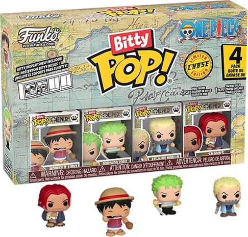 Funko Bitty Pop!: One Piece - Luffy, 4-pack (2,5 Cm) FIGU