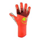 Uhlsport Maalivahdin Hanskat Fangmaschine Supergrip+ Finger Surround - Punainen/Valkoinen/Keltainen