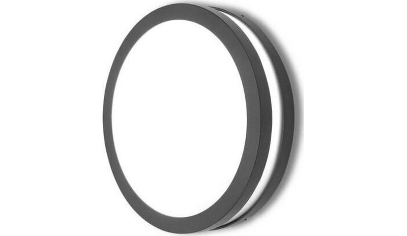 Lutec Titan ulkokattovalaisin, harmaa, E27, Ip54