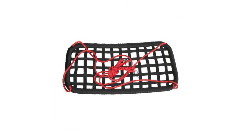 Lasten keinu Master 110x55 cm, musta/punainen