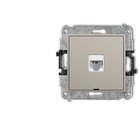 Tietokoneliitäntä Rj45 kat. 6, 1x, beige, Karlik Mini