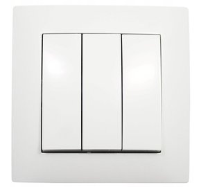 Wesa Switch Triple White 230v 10a