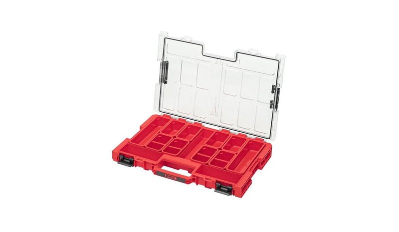 Qbrick System One Organizer L 2.0 Red Ultra Hd vaahtomuoviosilla