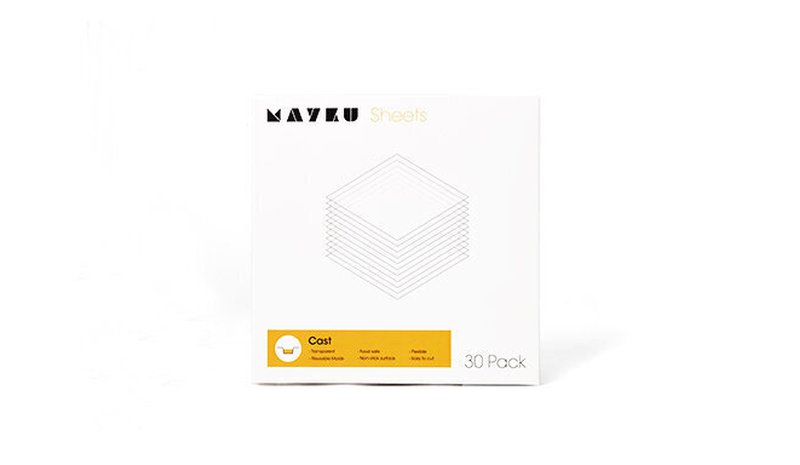 Levyt mallien valmistukseen Mayku Clear Sheets, 30 kpl