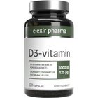 Elexir D3-Vitamin 5000IE 120 kapselia