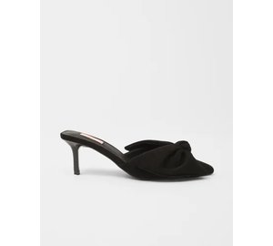 Nelly - Musta - Large Bow Mule
