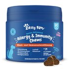 2x90 tablettia Zesty Paws Senior Aller-Immune Chews lohi täydennysravinto koirille