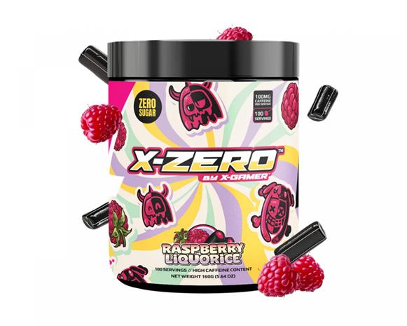 X-Gamer X-Zero Raspberry Liquorice - 100 Annos – kuva 2/2